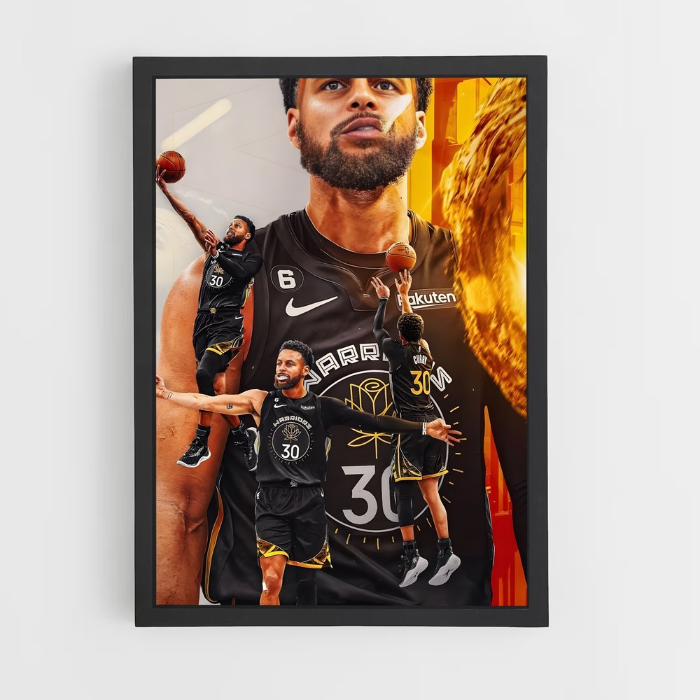 Poster Stephen curry – affiche Basketball (vue 2)